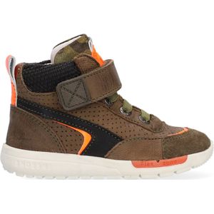 Shoesme Rf21w034 Hoge sneakers - Leren Sneaker - Jongens - Groen - Maat 26