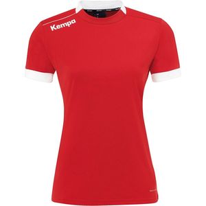 Kempa Player Shirt Dames - sportshirts - rood/wit - Vrouwen