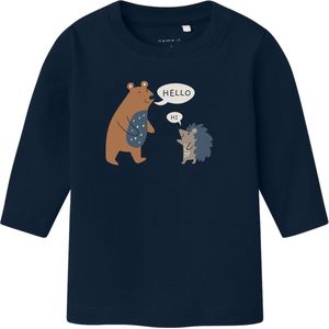 Name It baby jongens longsleeve VACION Dark Sapphire Bear Regular Fit