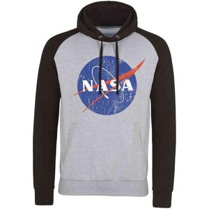 NASA Hoodie/trui -2XL- Washed Insignia Grijs/Zwart