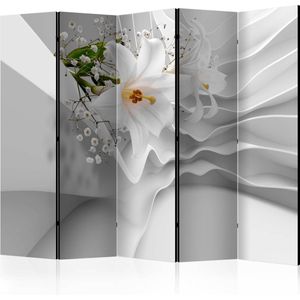 Kamerscherm - Scheidingswand - Vouwscherm - Flowers for Modernity II [Room Dividers] 225x172 - Artgeist Vouwscherm