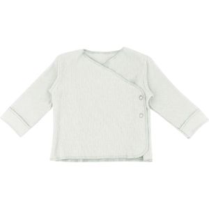 Bamboom Overslagshirt - Pure - Lange Mouw - Blauw - 6 Mnd