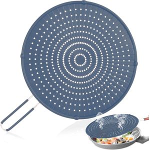 Siliconen Spatbescherming voor Pannen (Blauw)
