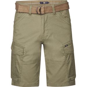 Petrol Industries - Heren Cargo Short met Riem Seasalt - Groen - Maat XL