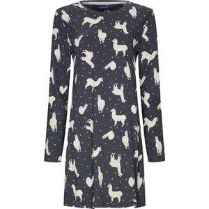 Rebelle Nachthemd Donkerblauw/Wit