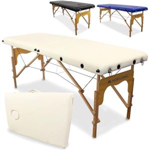 Inklapbare Massagetafel 180x60 cm - Houten, Draagbaar en Ergonomisch voor Massage en Therapie