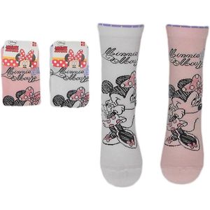2 paar meisjes sokken - Minnie Mouse - maat 31/34