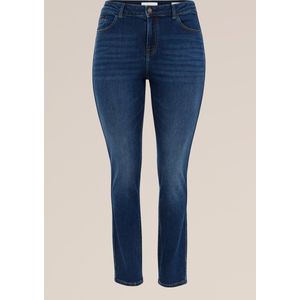 WE Fashion Women's mid rise jeans with comfort stretch - Curve