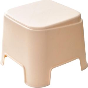 Short Step Stool voor Badkamer, Keuken, Shower, Slaapkamer, Lichtgewicht Stapelbare Voetbal Rest voor Volwassenen en Kinderen, Non-Slip Draagbare Stool voor Thuis, Familie, Slaapkamer,