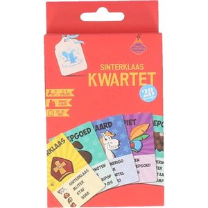 Sinterklaas Kwartet - Sinterklaas Kaartspel - 2 tot 4 spelers - 28 kaarten