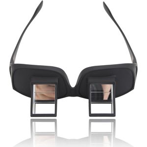 Luie Bril - Horizontale Leesbril - Bedprismabril - HD-bril - Prisma Periscoop - Ligbril voor Lezen en Tv Kijken in Bed - Unisex - HTML Content Incl. .