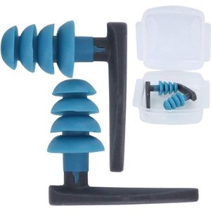 Allecto plus - Oordopjes voor duiken en zwemmen - Siliconen en polypropyleen - Onderwater gebruik - Comfortabel en waterdicht