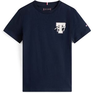 TOMMY HILFIGER Shirt 'VARSITY'  navy / rood / wit
