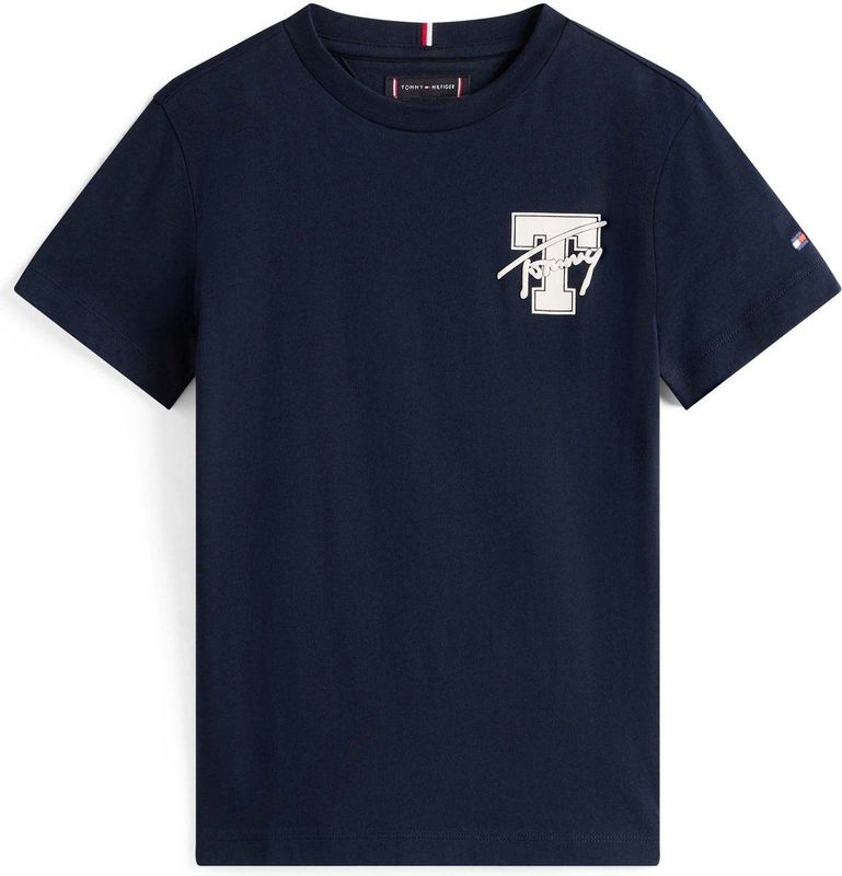 TOMMY HILFIGER Shirt 'VARSITY'  navy / rood / wit