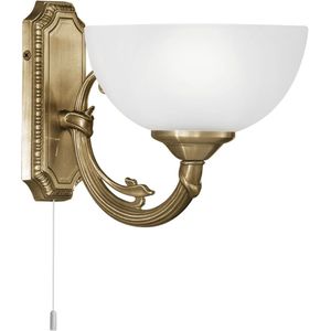 EGLO Savoy - Wandlamp - 1 Lichts - Brons - Wit