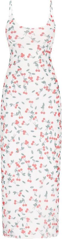 MYMO - Zomerjurk - Grasgroen / Karmijnrood / Wit - Spring Summer