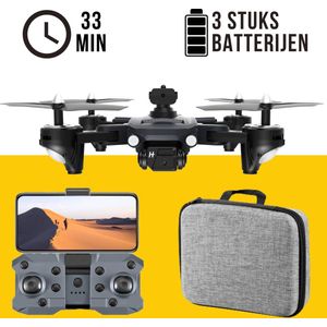 Killerbee FX4 Falcon - Drone met dubbele camera - geschikt voor kinderen en volwassenen - Fly More Combo - 36 minuten vliegtijd - Inclusief gratis video tutorials, tas en 3 batterijen!