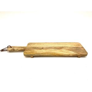 Mangohouten Tapasplank / Serveerplank / Borrelplank / Snijplank 70x20 cm