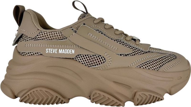 Steve Madden - POSSESSION-E - Sneakers - Lichtbruin - Met Plateau