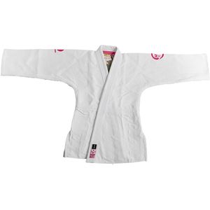 Nihon Meiyo 2.0 Lady Gi judopak dames | wit-roze (Maat: 180)