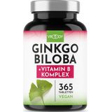 Ginkgo Biloba - 6000mg per Tablet - 365 Stuks - B-Vitamine Powercomplex