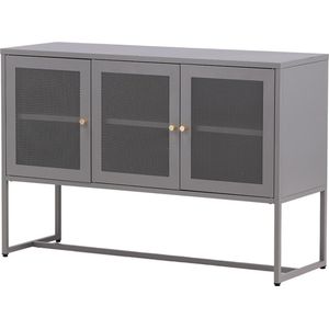 Nest living Sita metalen dressoir grijs - 120 x 80 cm