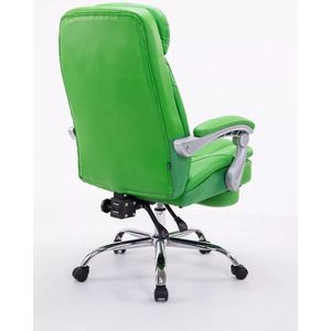 In And OutdoorMatch Bureaustoel Attilio Ella - Kunstleer - Groen - Op wielen - Ergonomische bureaustoel - Voor volwassenen - In hoogte verstelbaar
