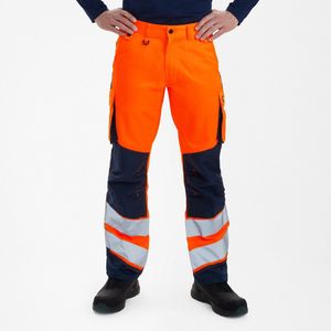 Engel Safety Light werkbroek 2545-319 - Hi-vis Orange / Blue Ink - 32