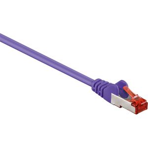 S/FTP CAT6 Gigabit netwerkkabel / paars - LSZH - 20 meter