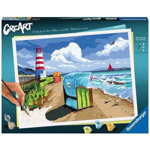 Ravensburger CreArt Holiday on the Baltic Sea - Schilderen op nummer voor volwassenen