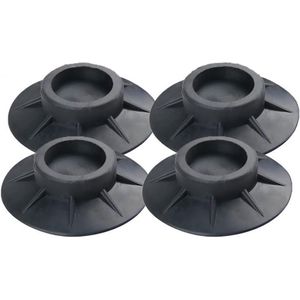 4 Stuks Trillingsdempers Wasmachine - Wasmachine dempers - Wasmachine Verhoger - Universeel voor Wasmachine en Droger - Geluidsdempers - Trillingsdempers - Anti Trillingsmat