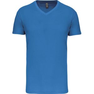 Kariban Heren-t-shirt BIO150IC V-hals K3028IC - Light Royal Blue - L