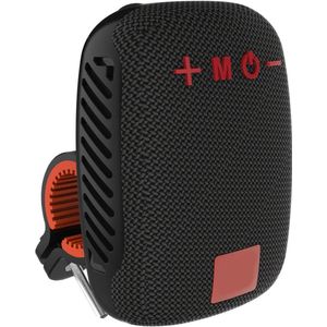 Draagbare Waterdichte Bluetooth-luidspreker - Fietsluidspreker met Dubbele Koppeling en FM-radio Ondersteuning - Zwart .