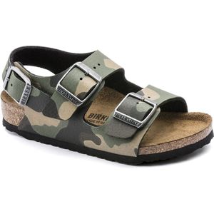 Birkenstock Milano Kids Sandalen - Jongens - Groen - Maat 26