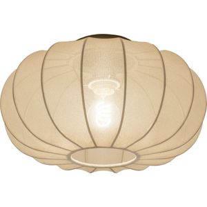 Lumidora Plafondlamp 74921 - Plafonniere - TACK - E27 - Taupe - Textiel - ⌀ 38 cm