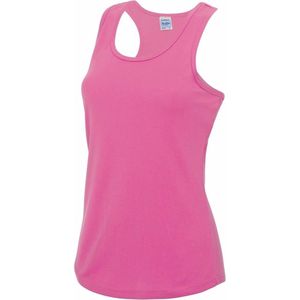 Neon roze sport singlet voor dames - Maat  L (40)