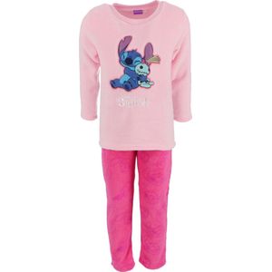 Lilo & Stitch Coral-Fleece Pyjama - Maat 122/128