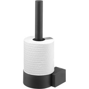 Reserverolhouder - Functioneel en stijlvol - 1 stuk - Zwart - 11,6x26,4x11 cm
