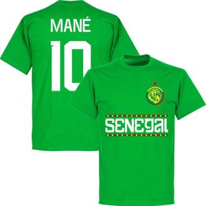 Senegal Star Mané 10 Team T-Shirt - Groen - XS
