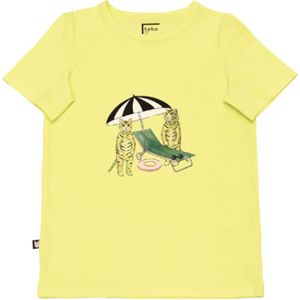 HEBE - t-shirt - korte mouwen - geel