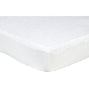 Sleepnight Matrasbeschermer - Jersey - (hoekhoogte 15 cm ) White - B 180 x L 200 cm - Lits-jumeaux Waterdicht - Geschikt voor Topper - 798640-B 180 x L 200 cm