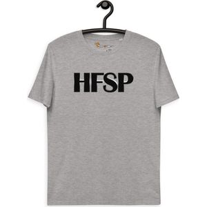 HFSP Bitcoin T-shirt - Unisex - 100% Biologisch Katoen - Kleur Grijs - Maat S | Bitcoin cadeau| Crypto cadeau| Bitcoin T-shirt| Crypto T-shirt| Crypto Shirt| Bitcoin Shirt| Bitcoin Merch| Crypto Merch| Bitcoin Kleding