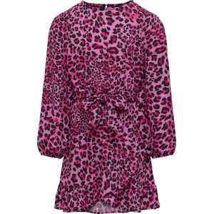 KIDS ONLY GIRL KOGSELMA FAKE WRAP DRESS PTM Meisjes  Jurk - Maat 152