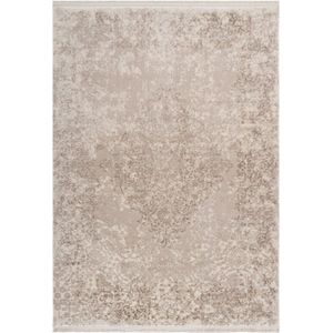 Lalee Vendome | Modern Vloerkleed Laagpolig | Beige | Tapijt | Karpet | Nieuwe Collectie 2024 | Hoogwaardige Kwaliteit | 80x150 cm