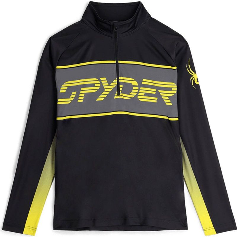 Spyder Paramount 1/2 Zip, heren, Acid Yellow, S, geel, S