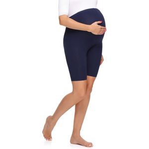 Be Mammy - MS-MS10-299-LE - Zwangerschapsleggings - Marineblauw - Katoen - Sportbroek