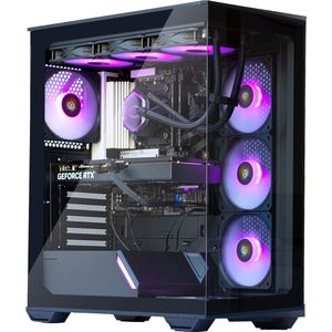 AMD Ryzen 7 8700 High-End Game PC Waterkoeling - RTX5060 8GB - 32GB DDR5 – 2TB SSD - WiFi 6E/Bluetooth 5.3/LAN 2.5Gbps - Gamer C3 Black RGB