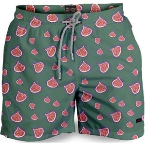 Miami Beach | Hoogwaardige Kwaliteit Zwemshort | Zwembroek | Beachshort | Heren | Sneldrogend | Maat L | 187 Green