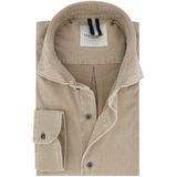 Profuomo - Overhemd - Beige - Corduroy