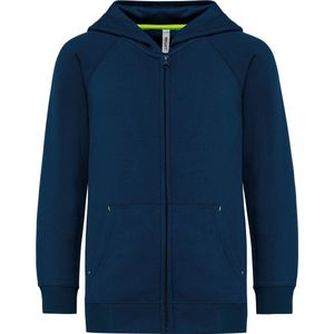 PROACT® Kinder fleece hoodie met rits PA386 - Sporty Navy - 12/14 years (12/14 ans)